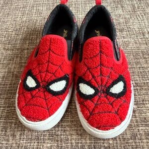 Marvel Spider-Man Slip-On Shoes | Kids Size 3 | Red Black